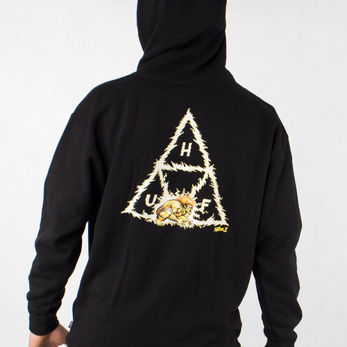 Bluza Z Kapturem Huf X Street Fighter Blanca Triple Triangle