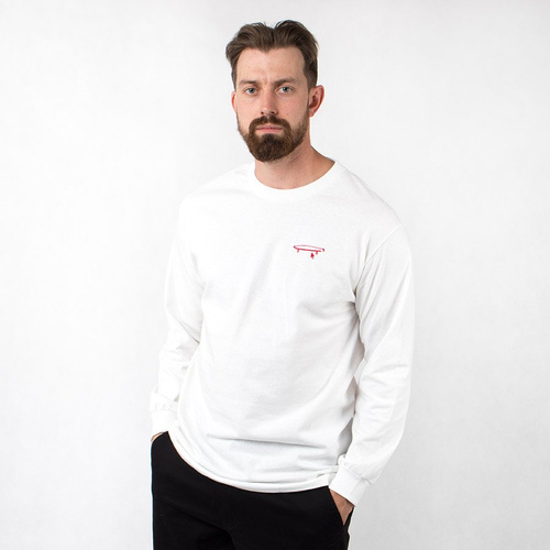 Koszulka Lngsleeve Crailtap Boardagram White