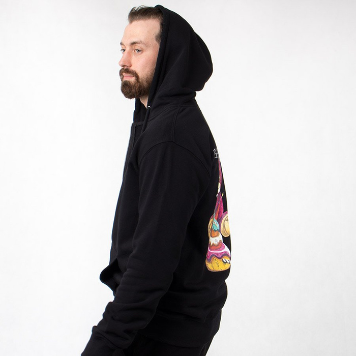 Hoodie Fish Skateboards Party Boy Black
