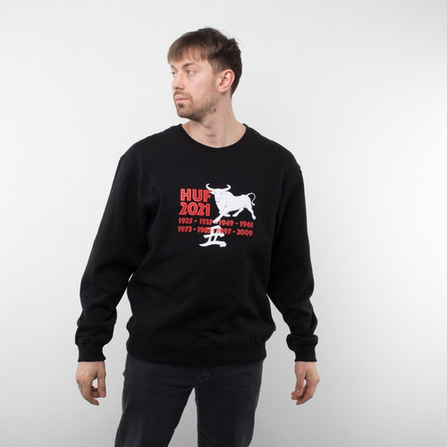 Bluza Crew Huf X Yoto Years Black