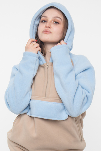 Polar Fish Skateboards Script Blue/Coffee