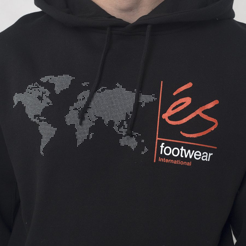 Bluza Męska Z Kapturem Es Digi Map Black