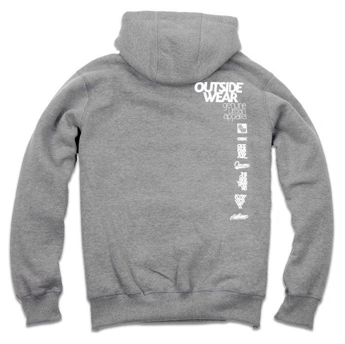 Bluza ZK Outsidewear Classic szara