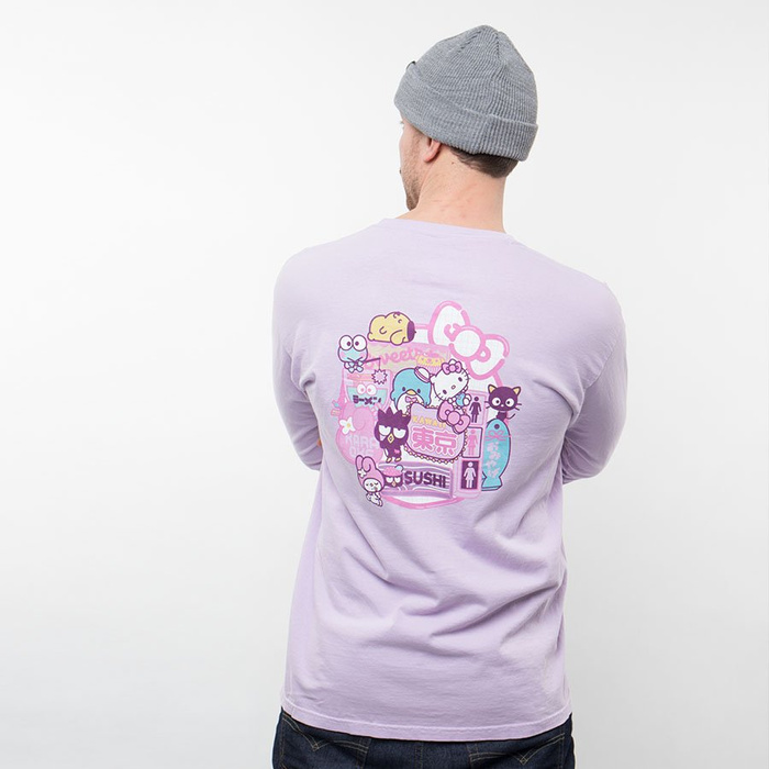 Koszulka Longsleeve Girl Sanrio Restaurant Lavender