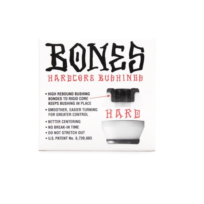 Gumki Bones Hardcore Bushings High Performance Double Action White / Black