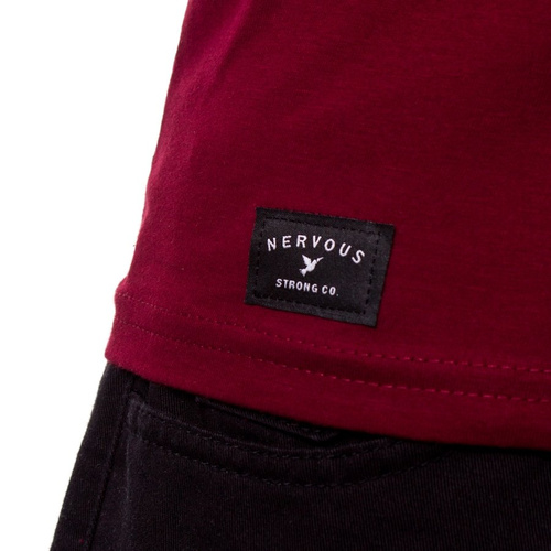 Longsleeve męski Nervous Classic Acid maroon