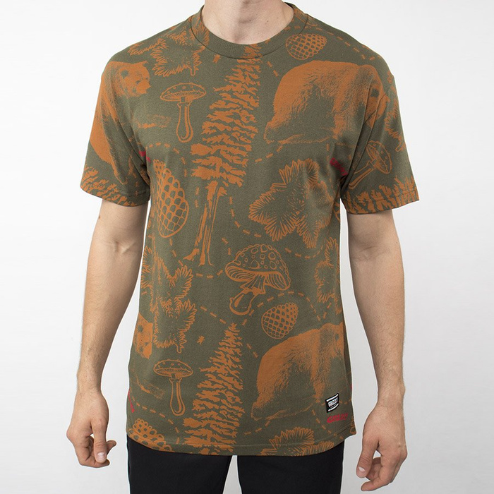 Koszulka Męska Grizzly Foliage Military