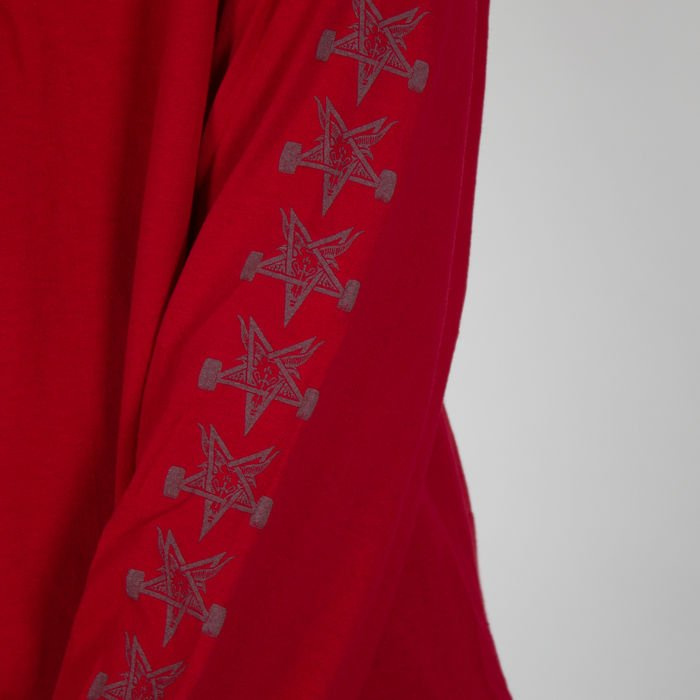 Koszulka Longsleeve Independent Thrasher Pentagram Cross Red