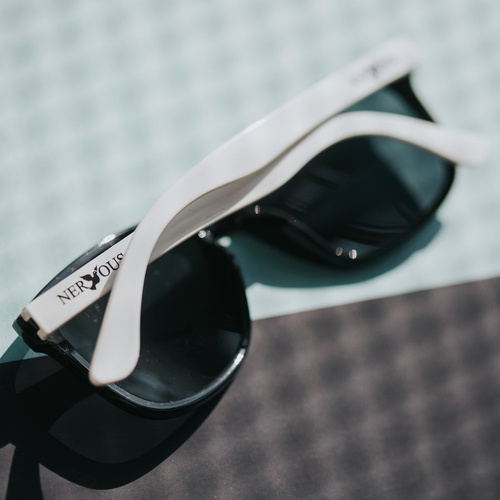 Okulary Przeciwsłoneczne Nervous Classic Black / White