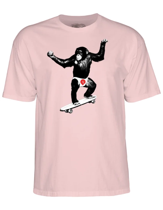 Koszulka Powell Peralta Skate Chimp Light Pink