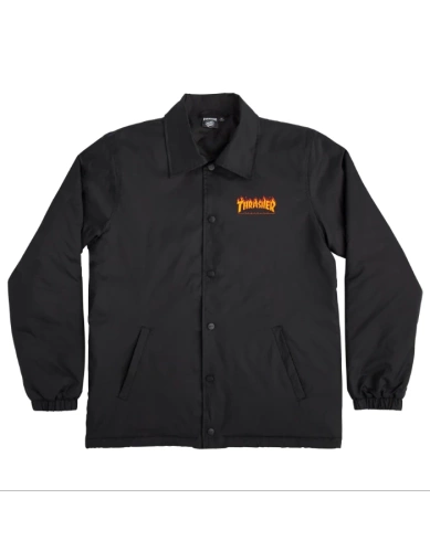 Kurtka Santa Cruz X Thrasher Flame Dot Coach Black
