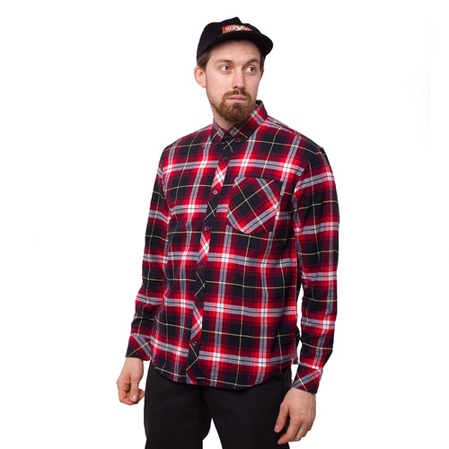 Koszula męska z długim rękawem Carhartt WIP Phil etna red