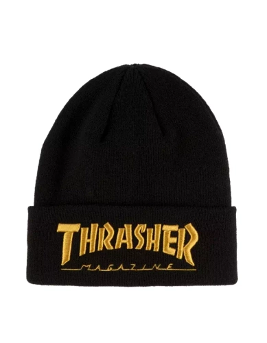 Czapka Thrasher Embroidered Logo Black/Gold