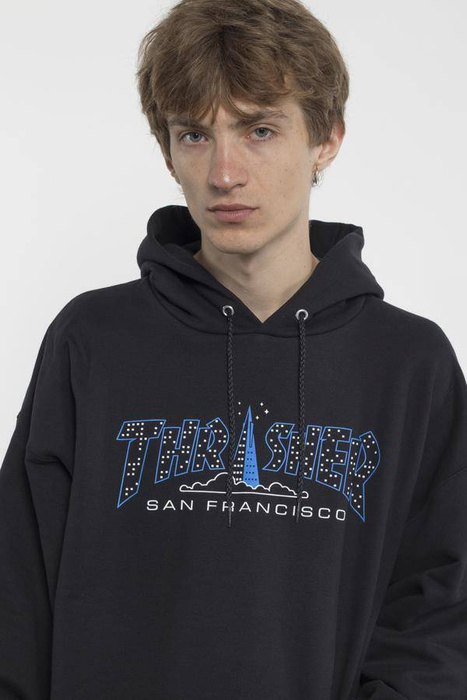 Bluza Thrasher Pyramid Hood Black