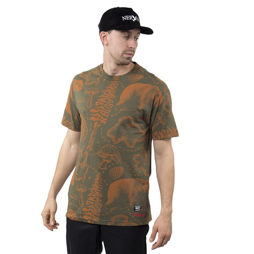 Koszulka Męska Grizzly Foliage Military