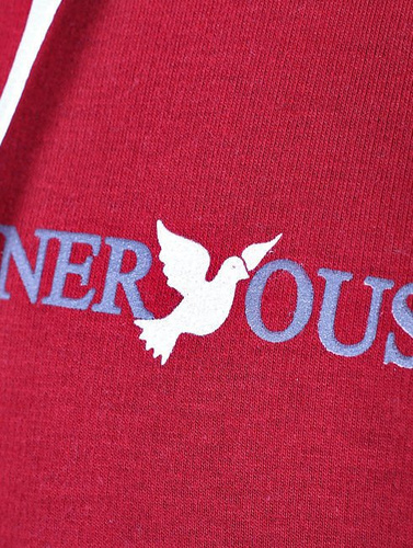 Bluza Nervous Zip Classic Sl Sp14 Burgundy/Grey