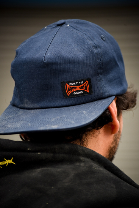 Czapka z daszkiem Independent Built To Grind Snapback Unstructured Hat niebieska