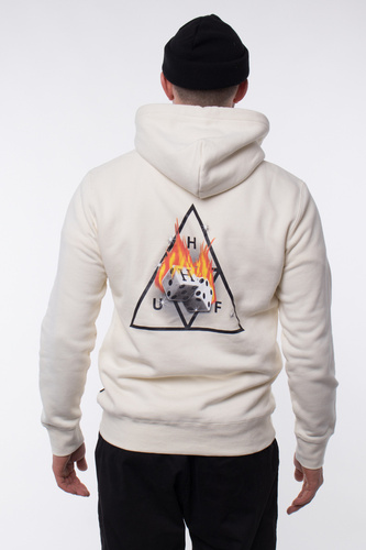 Bluza Huf Hot Dice Triple Triangle Hoodie Natural