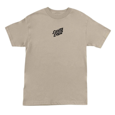 Koszulka Santa Cruz x Stranger Things Screaming Lights beżowa