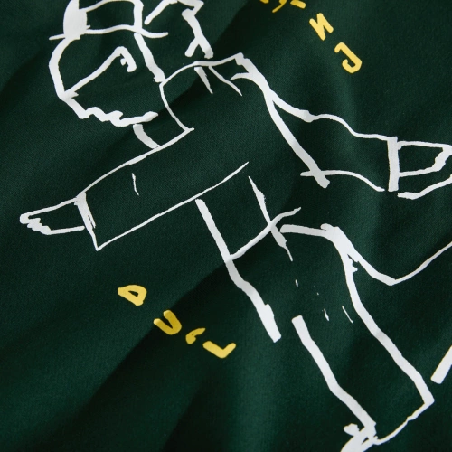 Bluza z kapturem Polar Dave Hoodie Dual Living zielona