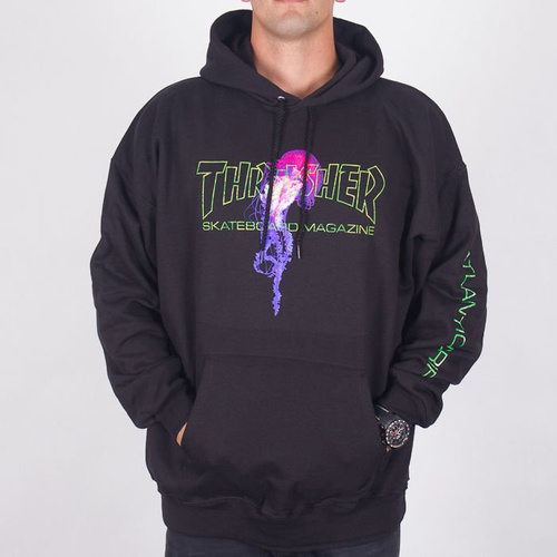 Bluza Thrasher Hood Atlantic Drift Blk