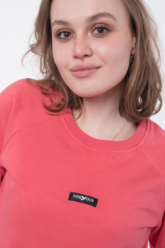 Bluza Damska Nervous Crew Classic Small Coral