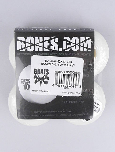 Koła Bones Bn100 #8  50x30  4pk O.G. Formula V4