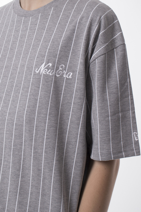 Koszulka New Era Oversized Pinstripe Grey