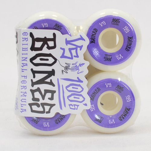 Koła do deskorolki Bones 100 #1 OG Formula V5 white 55mm (4szt.)