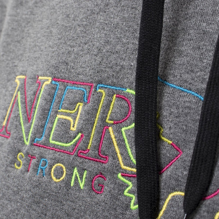 Bluza męska z kapturem Nervous Hood UCOB Grey