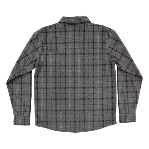 Koszula męska Independent Longsleeve Belmont Flannel Top Shirt szaro-czarna