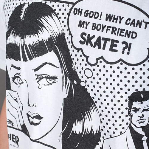 KOSZULKA THRASHER BOYFRIEND WHT