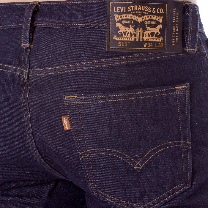 Spodnie Męskie Levi's® Skateboarding 511® Slim 5pkt Indigo Rinse (95581-0056)