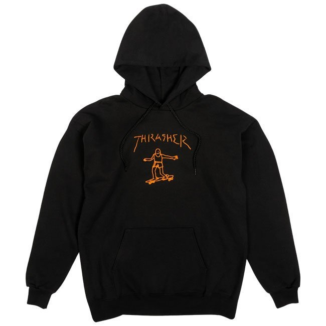 Bluza z kapturem Thrasher Gonz black-orange