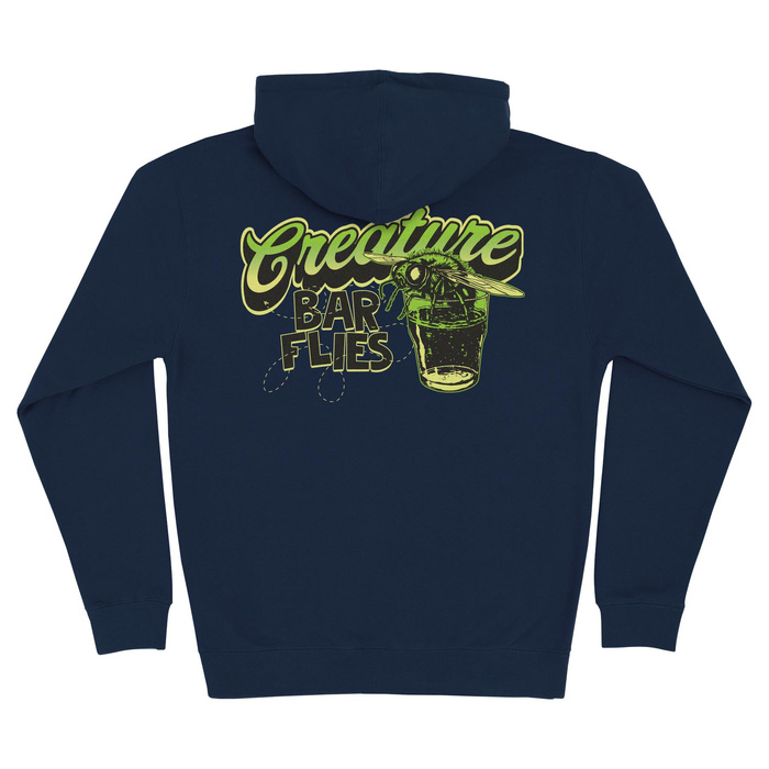 Bluza z kapturem Creature Zip Hood Barfly Heavyweight granatowa