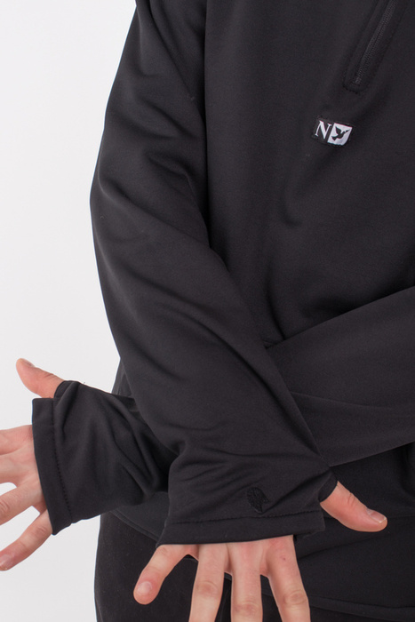 Bluza Nervous Hood Sl Initial Black