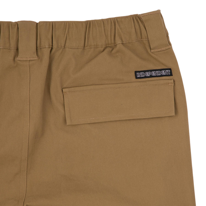 Spodnie męskie Independent Groundwork Cargo Pants brązowe