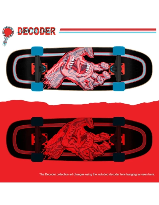 Deskorolka Cruzer Santa Cruz Decoder Hand 9.51