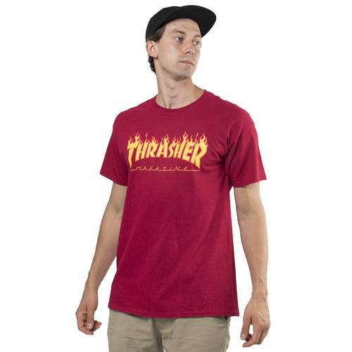 Koszulka Thrasher Flame Cardinal