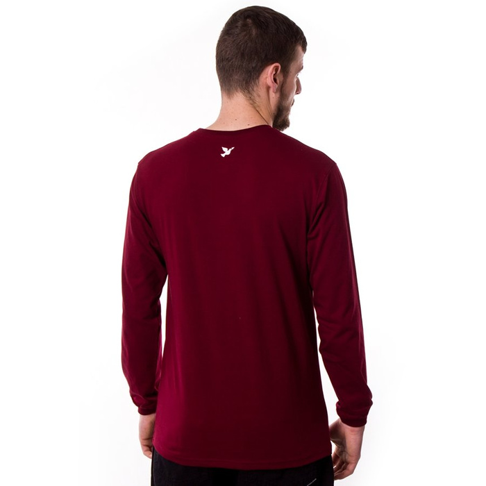 Longsleeve męski Nervous Classic Acid maroon