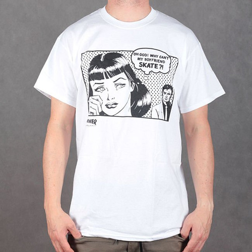 KOSZULKA THRASHER BOYFRIEND WHT