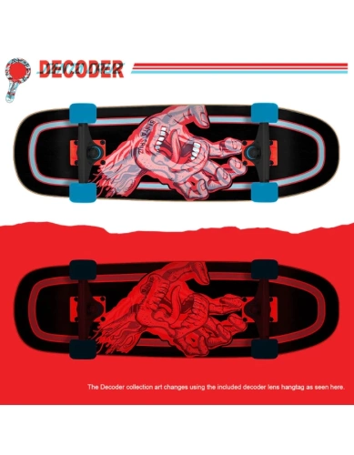 Deskorolka Cruzer Santa Cruz Decoder Hand 9.51
