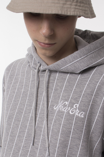 Bluza Męska Z Kapturem Hood Heritage Pin Stripe Heather Grey