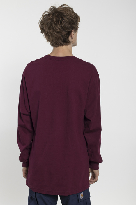 Koszulka Girl Ls Pictograph Maroon