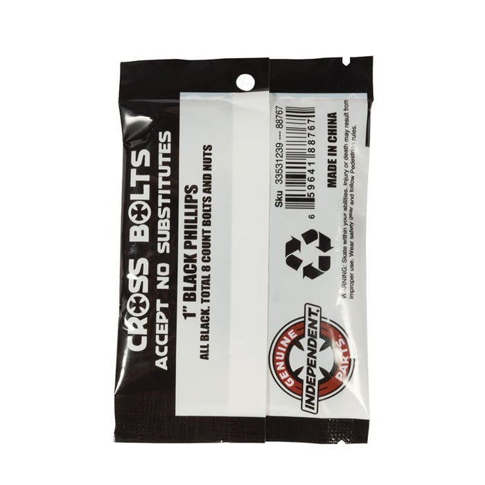 Montażówki Independent Krzyżak In Black 1