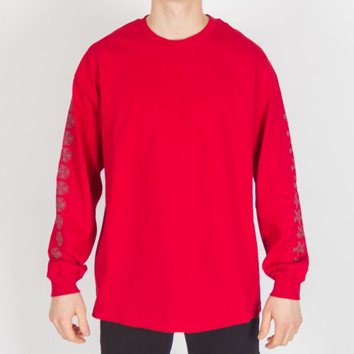 Koszulka Longsleeve Independent Thrasher Pentagram Cross Red