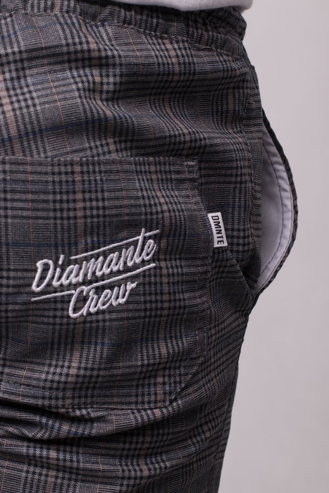 Szorty Diamante Crew Uni Ciemna Krata