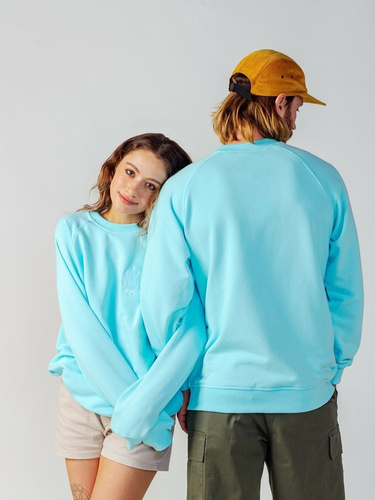 Bluza Crew Fish Skateboards Surf Mint