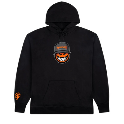Bluza z kapturem Thrasher x Spitfire SF Loc Hoody czarna