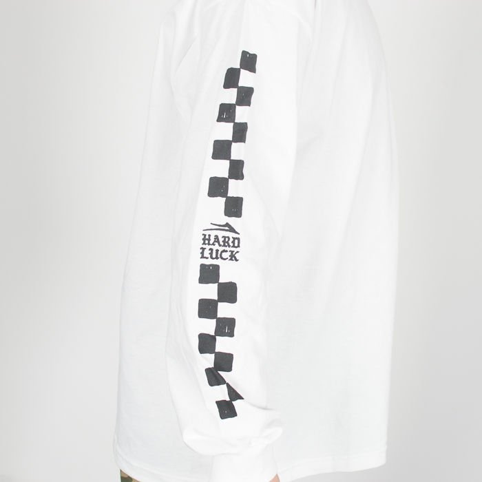Koszulka Lakai Ls Sp18 X Hard Luck Eat Wht